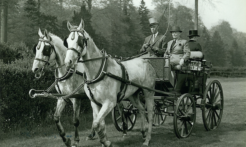 Attelage Hector Franckomme, figure du Club de Roubaix, dans les années 30