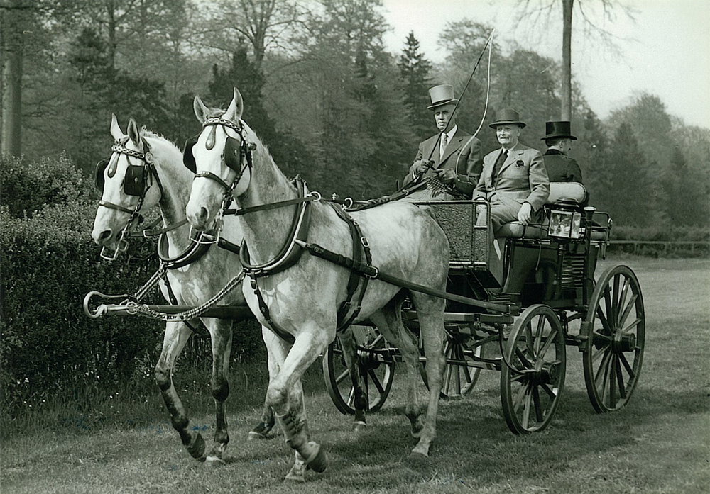 Attelage Hector Franckomme, figure du Club de Roubaix, dans les années 30